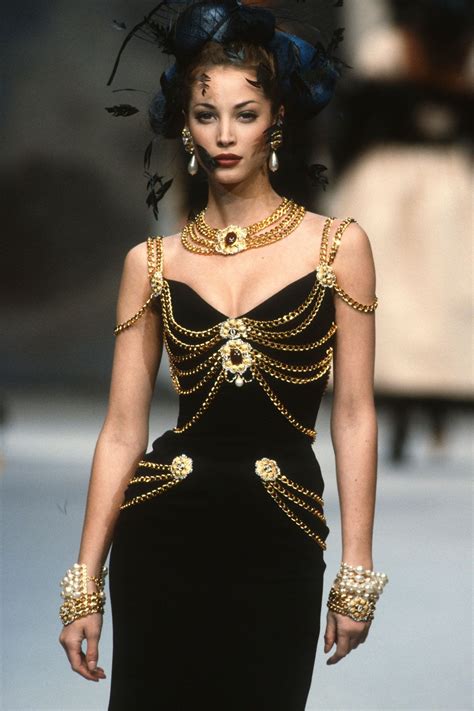 chanel chain dress dupe|chanel's 1992 chain dress.